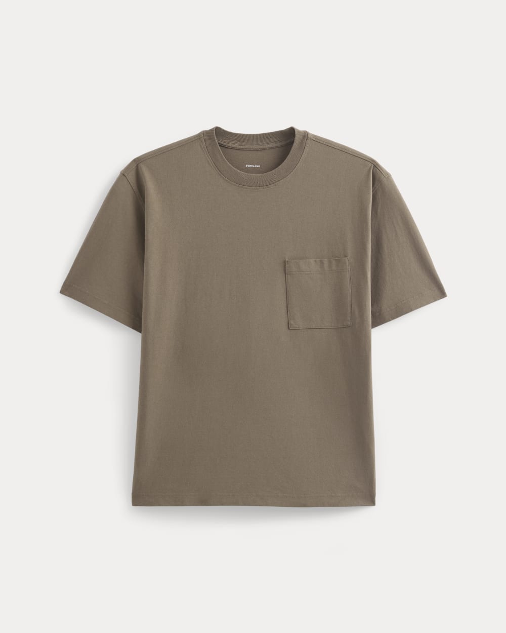 Oversized Midweight Tee | Deep Taupe