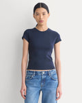 RetroSoft Cotton Crew | Navy
