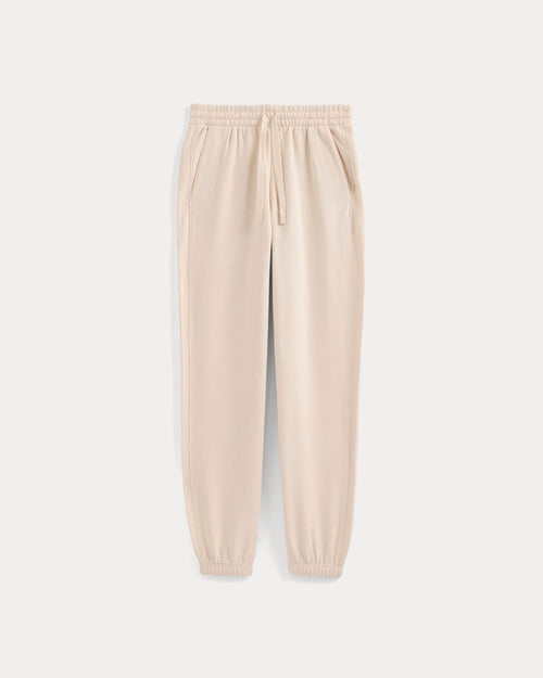 Lightweight Terry Jogger | Parchment