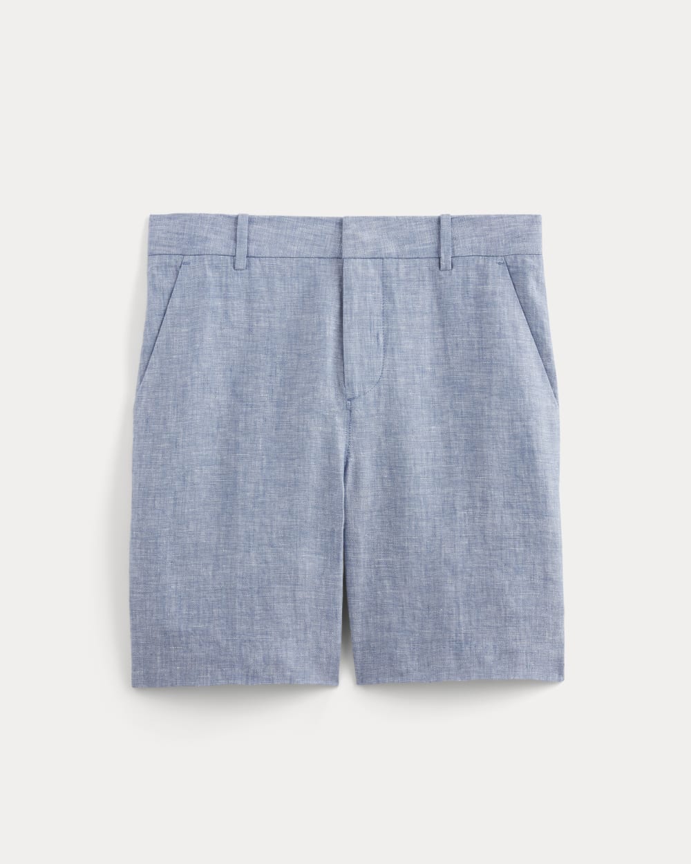 The 7" Linen Trouser Short | Chambray