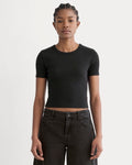 The '90s Rib Tee | Black