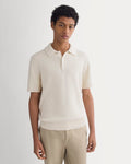 Seed Stitch Polo | Birch