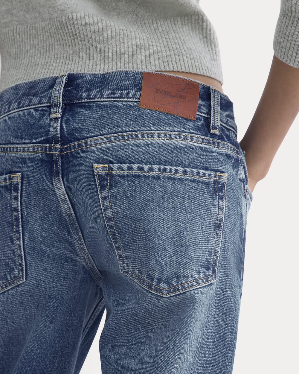 Everlane x Elena Bonvicini La Brea Low-Rise Baggy Jean | Blue Bird Indigo
