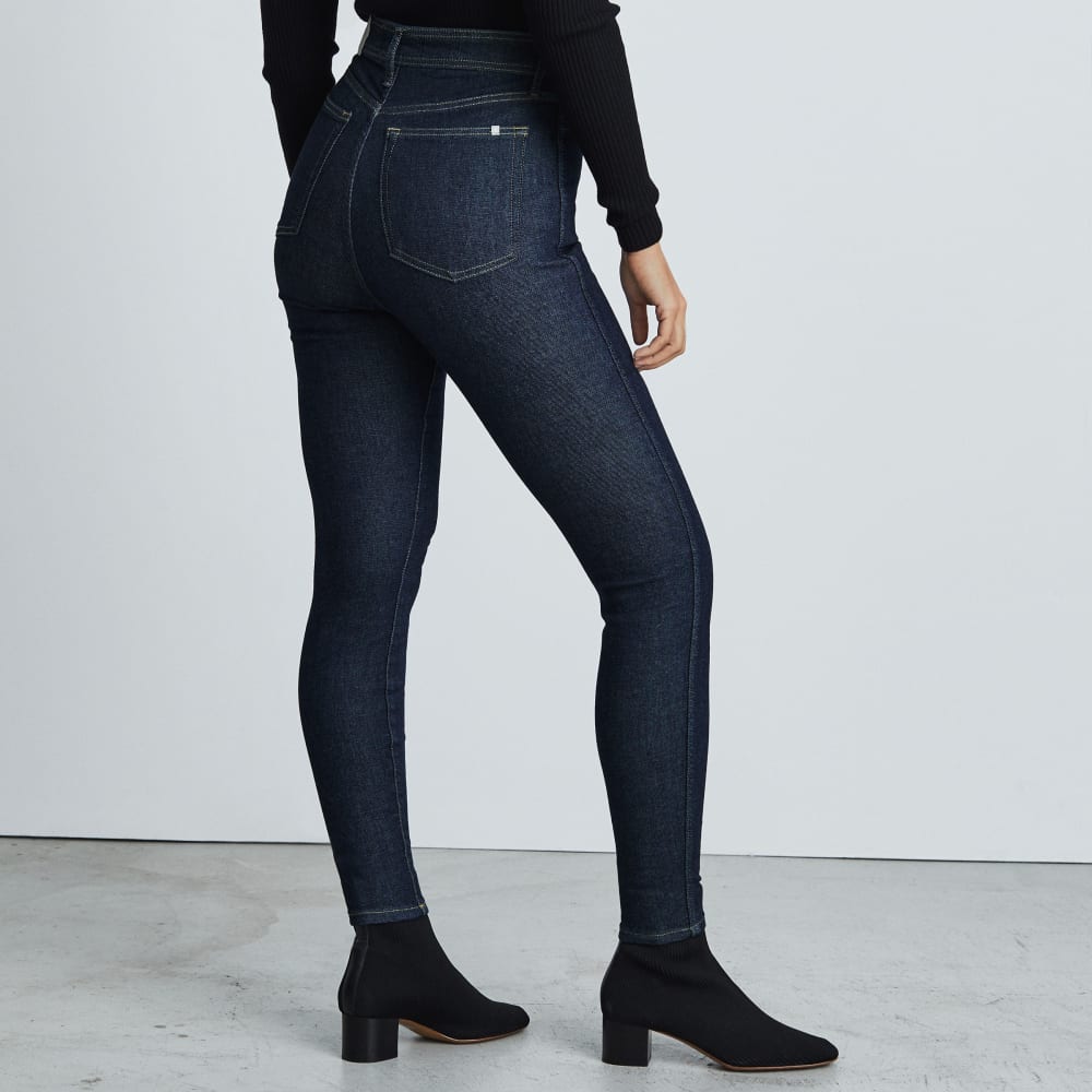 The Way-High® Clean Front Skinny Jean  | Dark Indigo | 26.5" Inseam