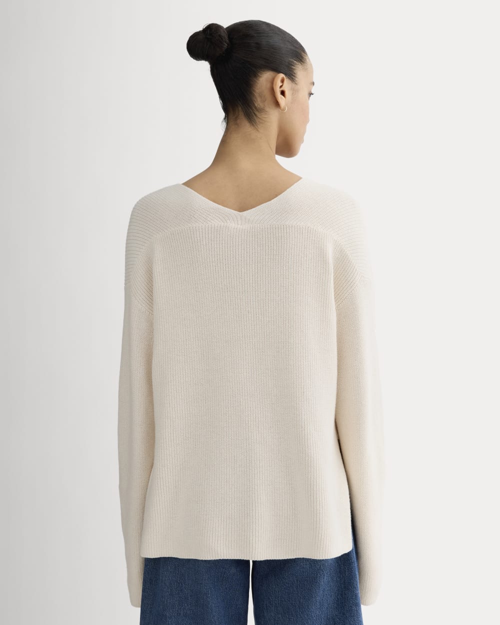 The Slouchy V-Neck in Everyday Cotton | Canvas