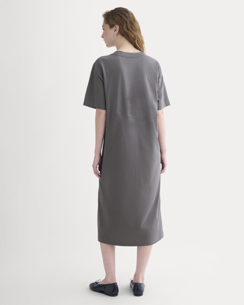 Weekend Tee Midi Dress | Charcoal Grey