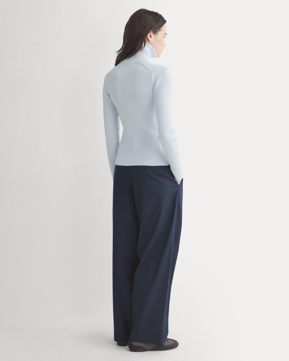 Full-Zip Ribbed Jacket in Everyday Cotton | Skywriting