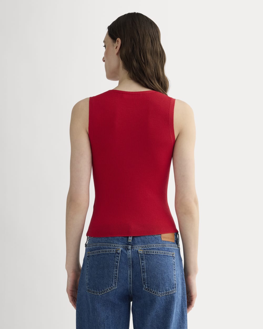 The Tank in Ultrasoft Merino | Classic Red