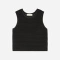 The Crochet Knit Cami | Black
