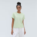 The Box-Cut Tee in Essential Cotton | Seafoam Green | No Pocket