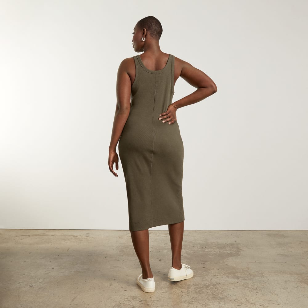 The '90s Rib Dress | Beech
