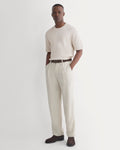 Soyeux Linen Pleated Trouser | Peyote