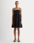 The Gauze Mini Tiered Dress | Black