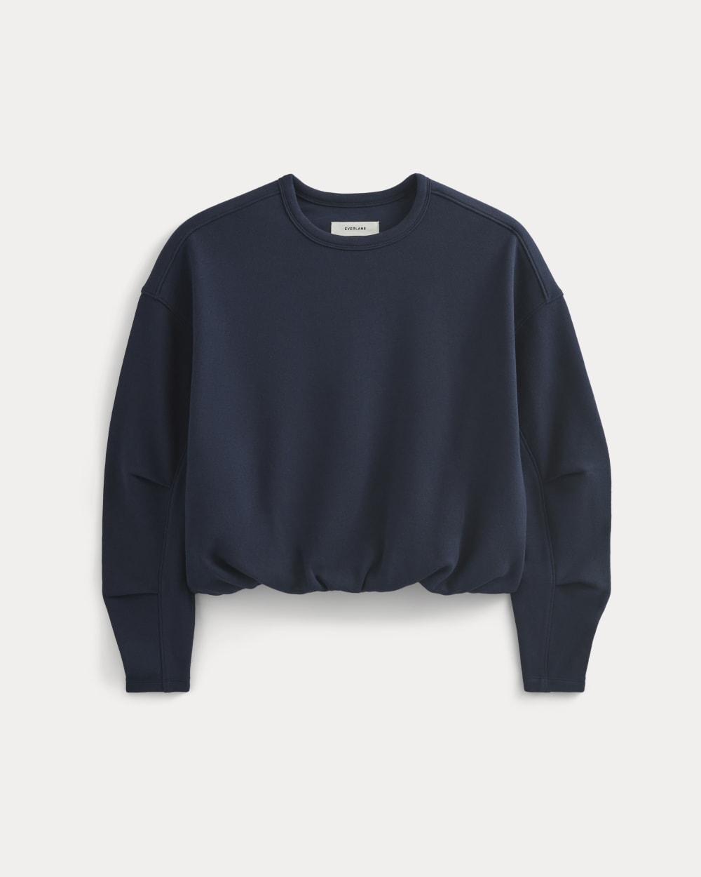 Lightweight Terry Bubble Sweatshirt | Navy