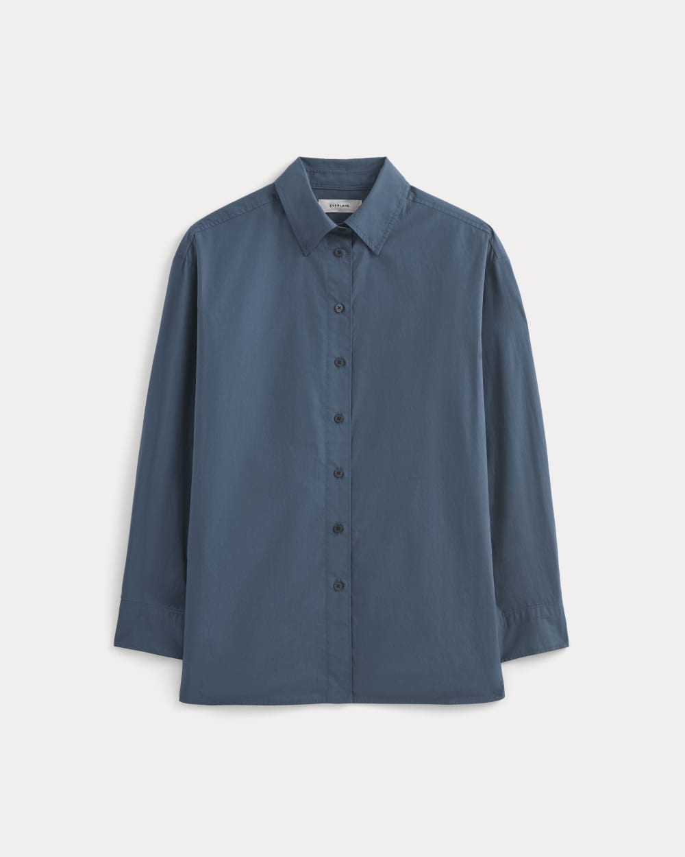 The Boyfriend Shirt in Ultrasoft Cotton | Deep Lazuli Blue