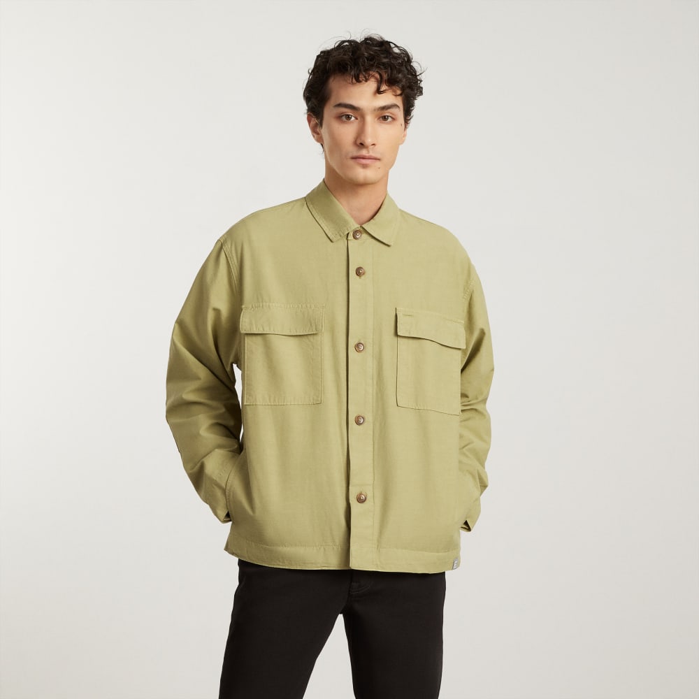 The Everyone Spring Shirt Jacket | Sage