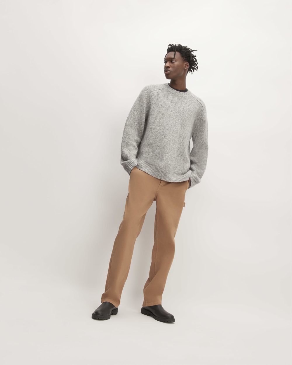 The Cloud Crewneck Sweater |  Heathered Grey