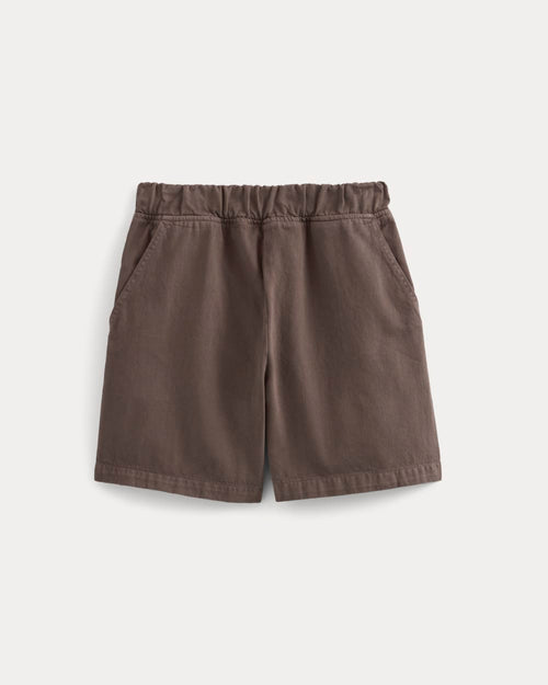 Denim Easy Short | Chocolate Chip Brown