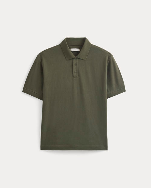 Classic Piqué Polo | Olive Night