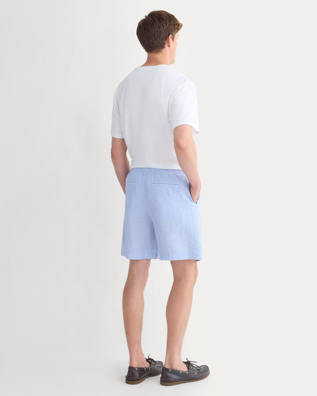 Linen Easy Short | Light Blue