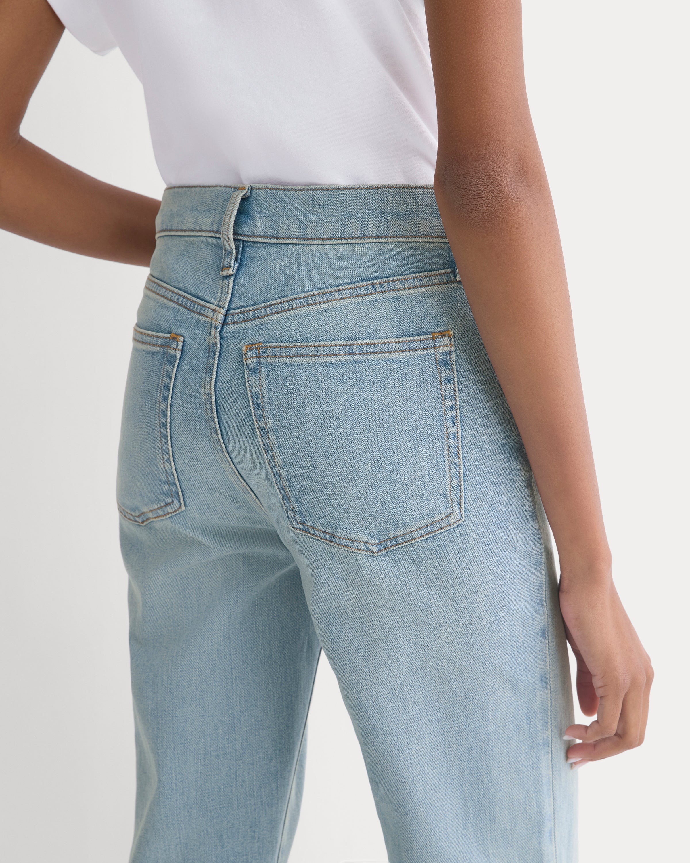 High-Rise Slim Bootcut Jean | Light Indigo