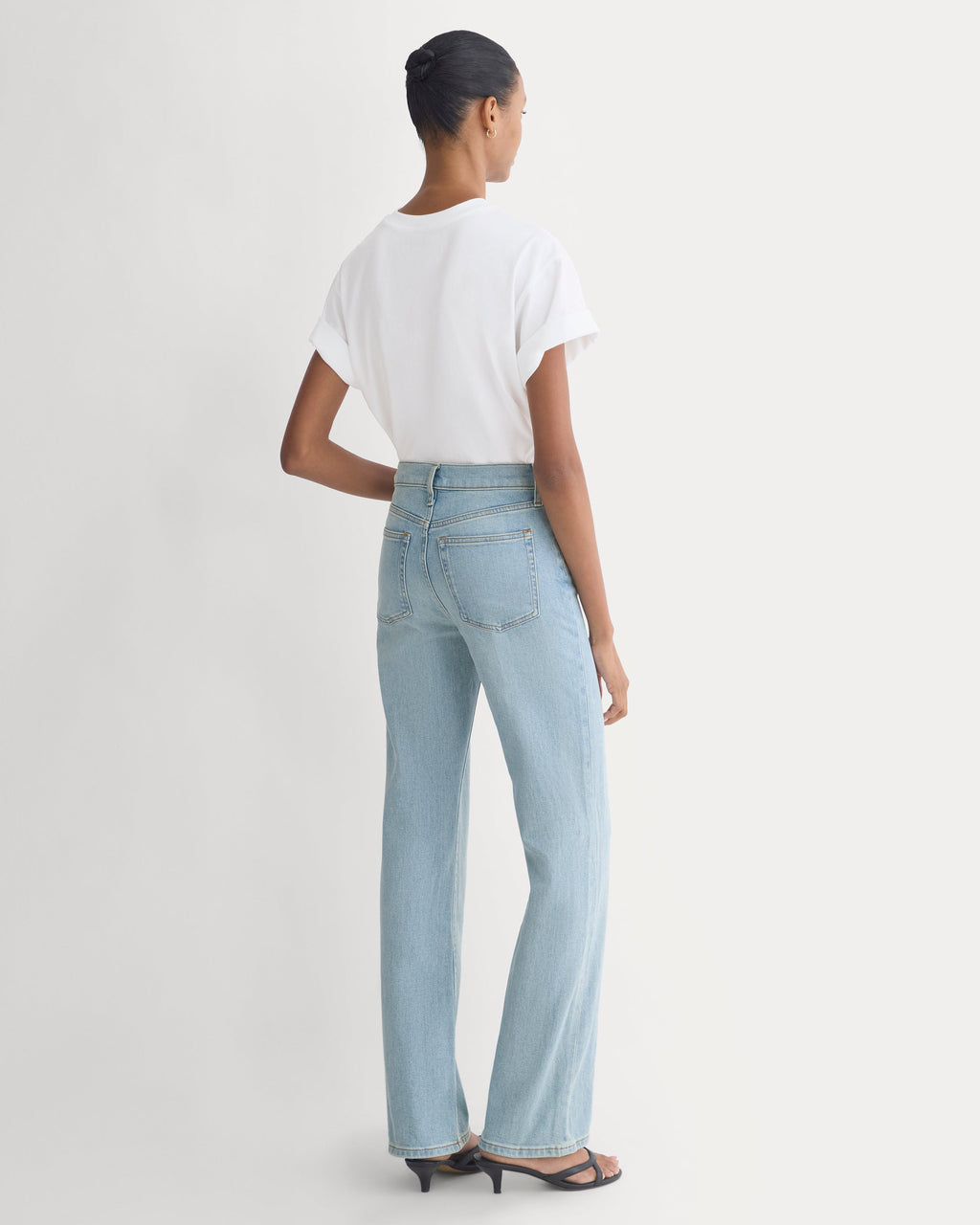 High-Rise Slim Bootcut Jean | Light Indigo