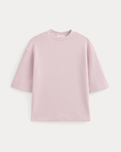 Lightweight Terry Oversized Tee | Burnished Lilac