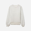 The Track Oversized Crew | Light Heather Grey