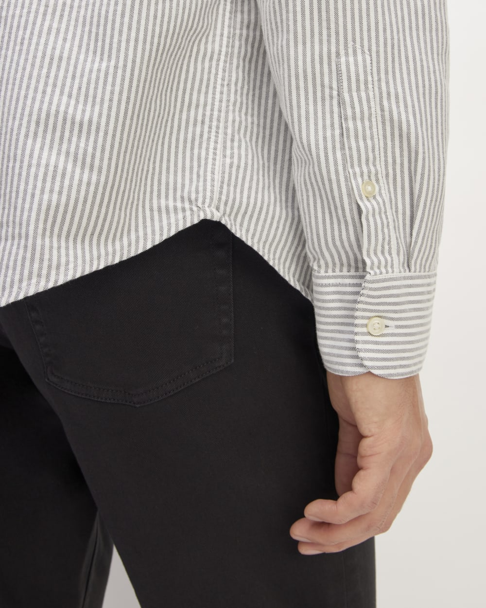 The Classic Oxford Shirt | Charcoal / White | Standard