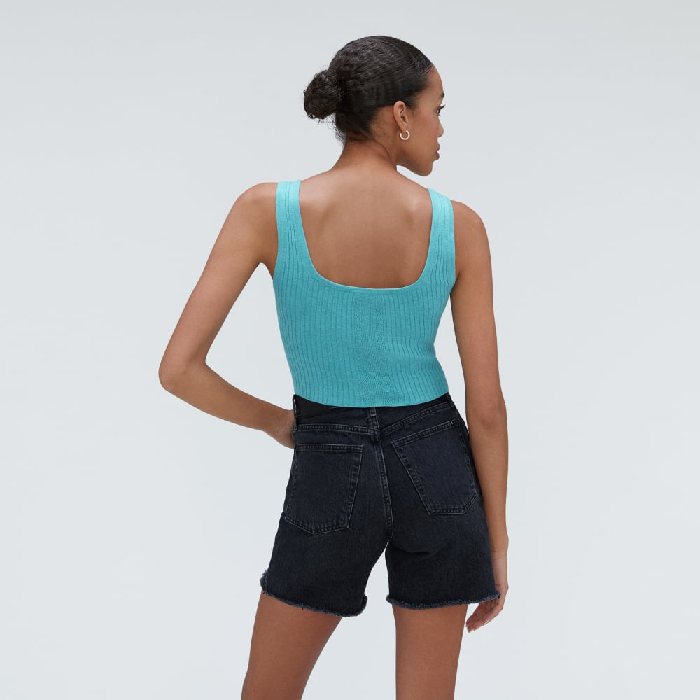 The Cotton-Merino Cami | Deep Turquoise