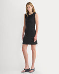 Cowl Neck Mini Dress | Black