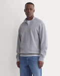 Lightweight Terry Zip Pullover | Vintage Heather Grey