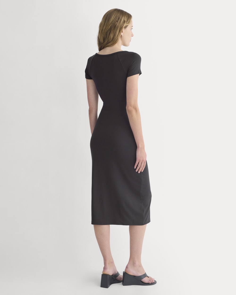 Raglan Midi Dress | Black