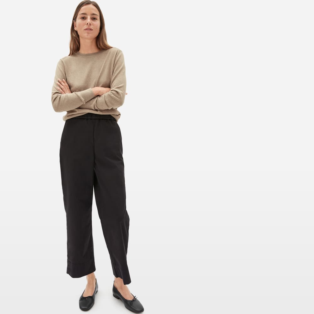 The Organic Cotton Crewneck Sweater  | Tan