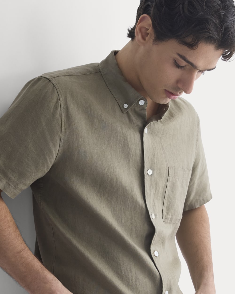 The Classic Short-Sleeve Shirt in Linen | Overland