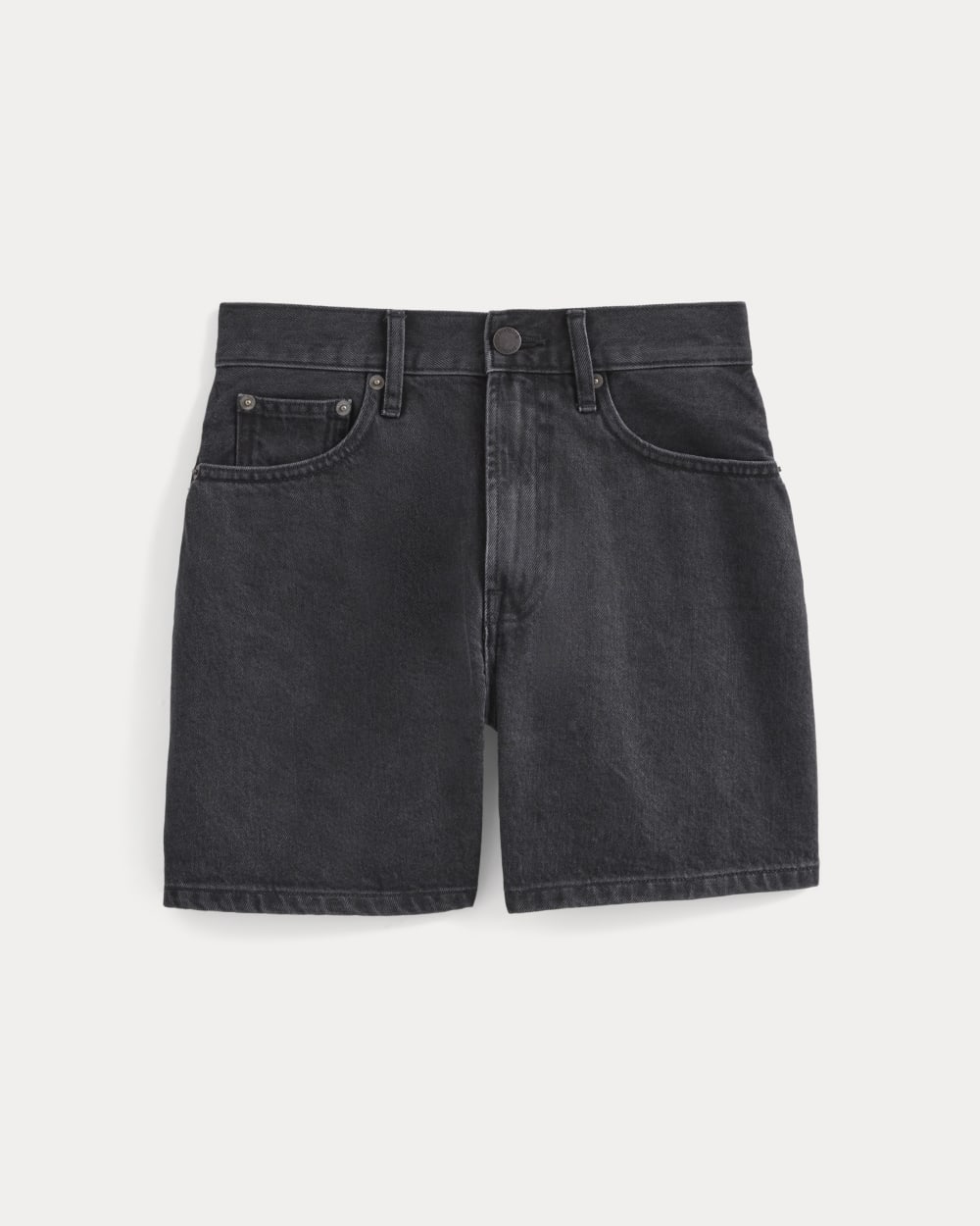 Way-High® A-Line Denim Short | Washed Black