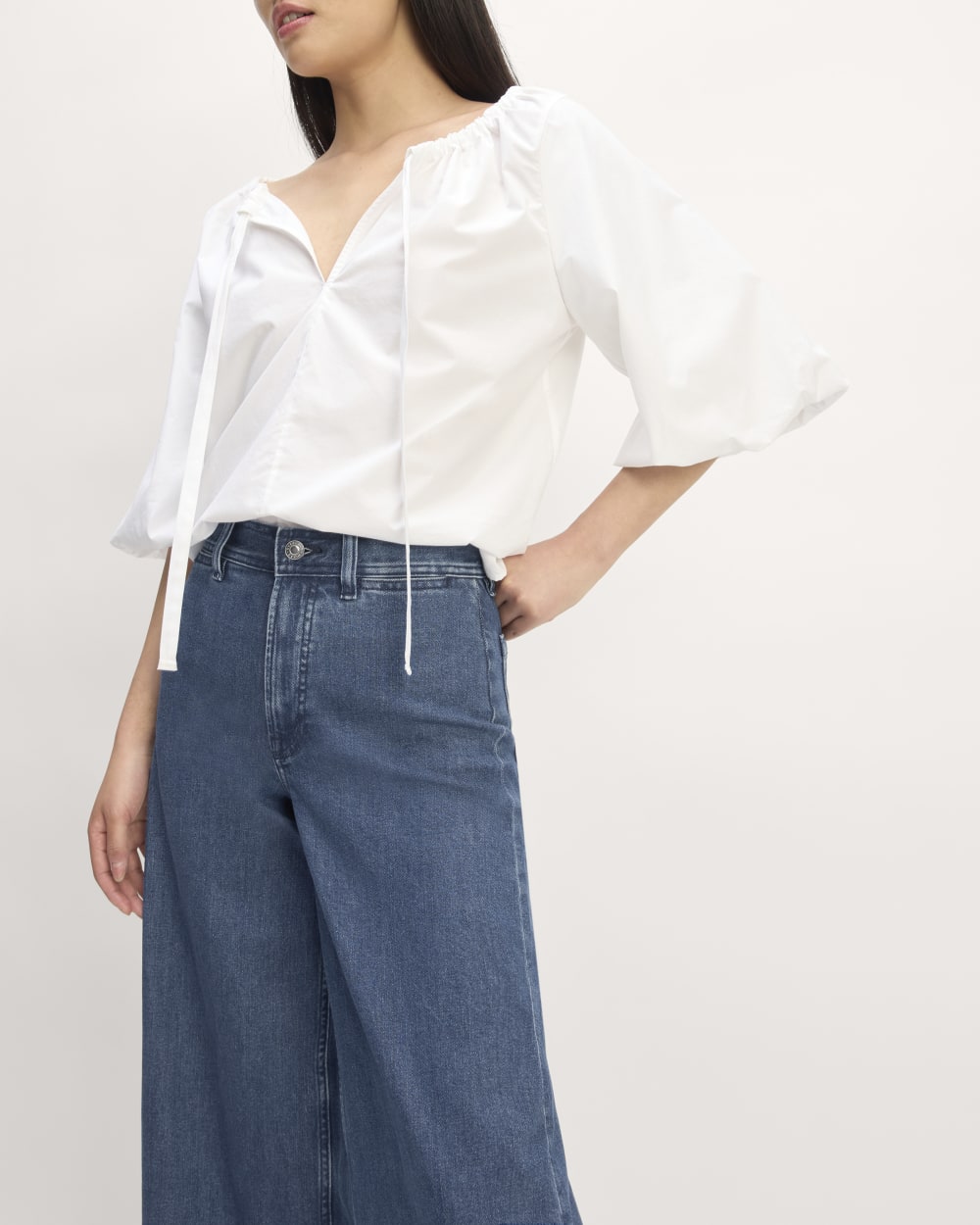The Mariner Cropped Jean | Ocean Blue