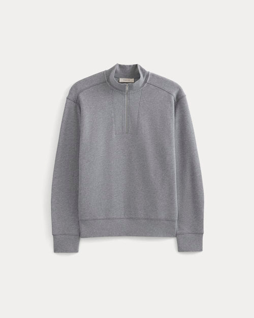 Lightweight Terry Zip Pullover | Vintage Heather Grey