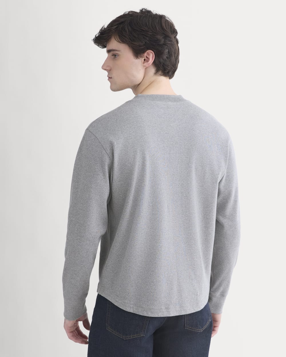 Vintage Rib Henley | Vintage Heather Grey