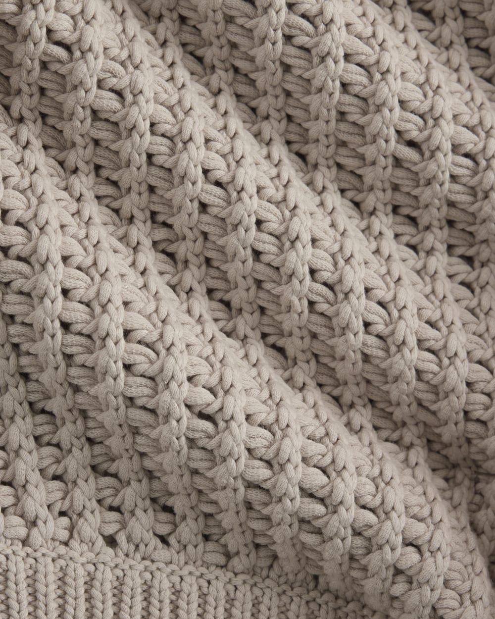 Open-Knit Crew in Elevated Cotton | Peyote