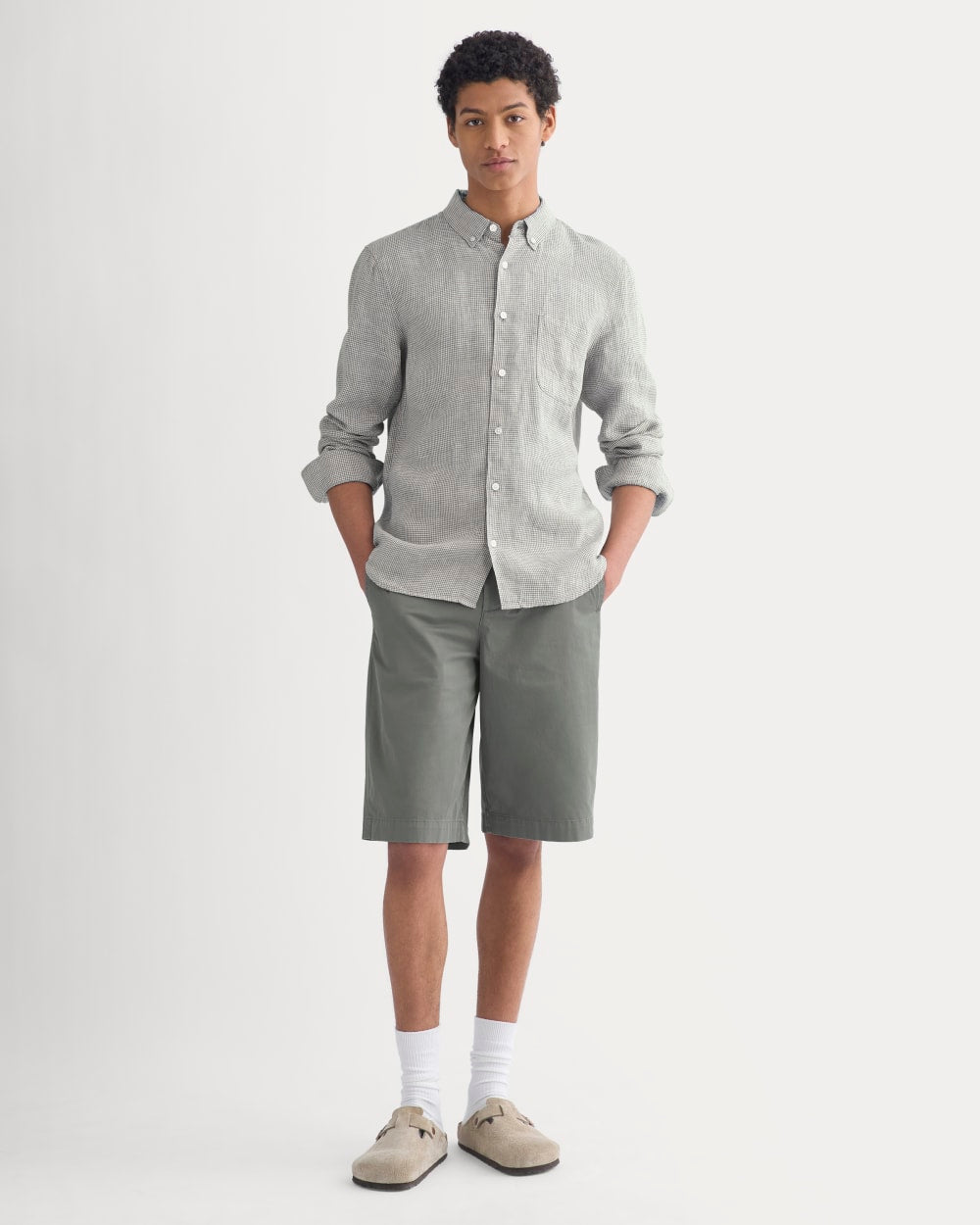 The Classic Shirt in Linen | Peyote