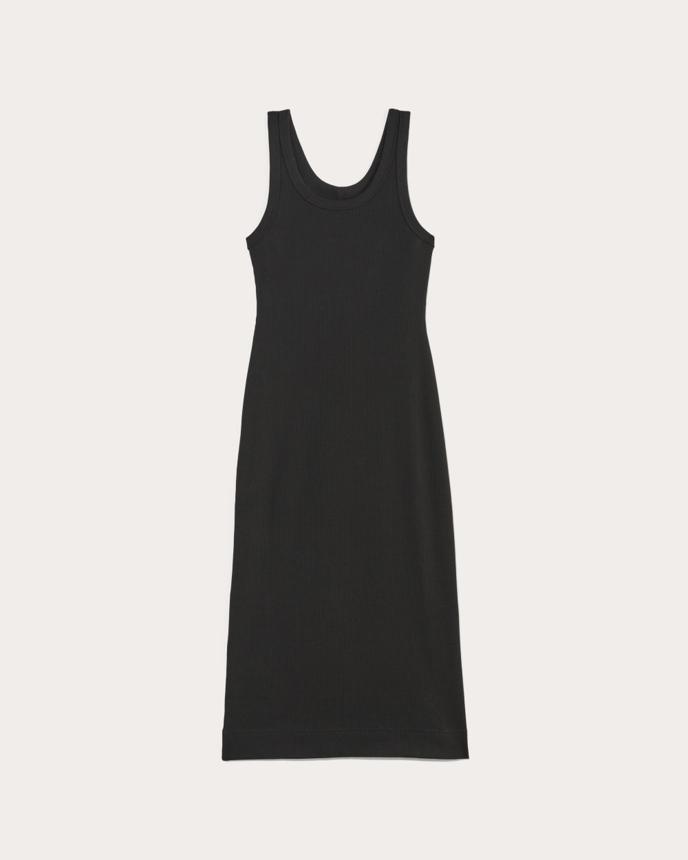 The '90s Rib Dress | Black