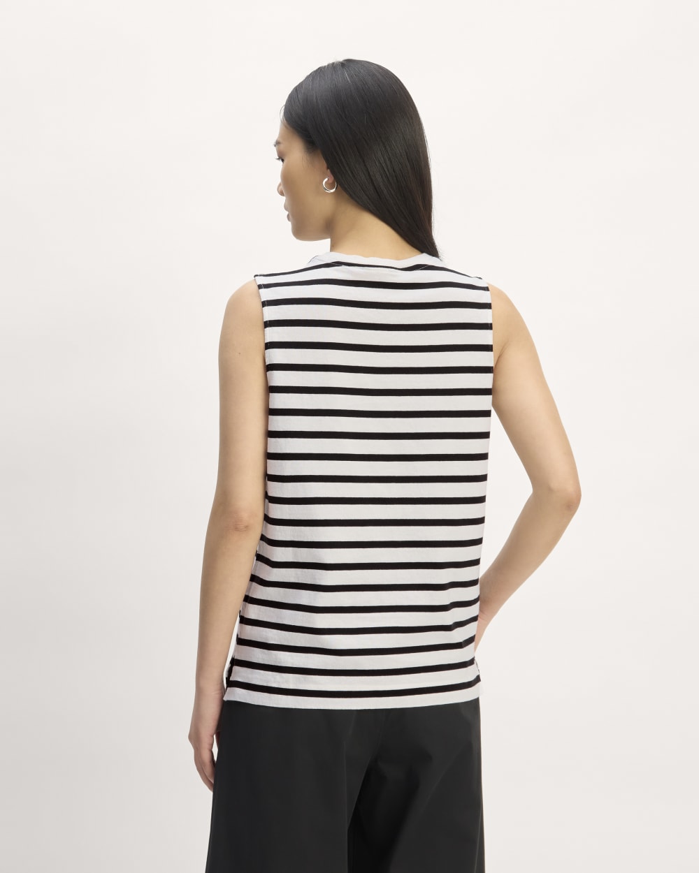 The Mariner Tank | Bone / Black
