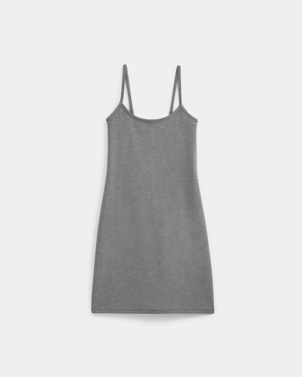 Knit Cami Mini Dress | Mid Heather Grey