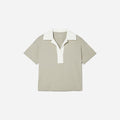 The Retro Jersey Polo | Smoke / Bone