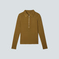 The Super-Soft Zip Polo | Tapenade