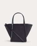 Canvas Mini Lug Tote | Black