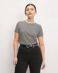 The Organic Cotton Crew Tee | Black / Bone