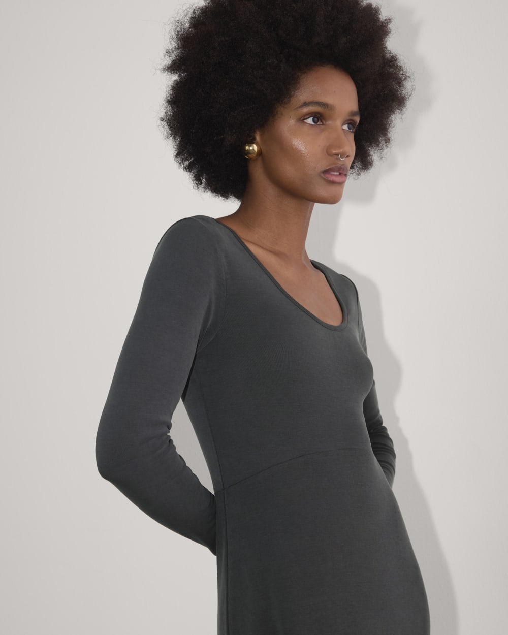 The Maddie Dress in Butterknit | Black