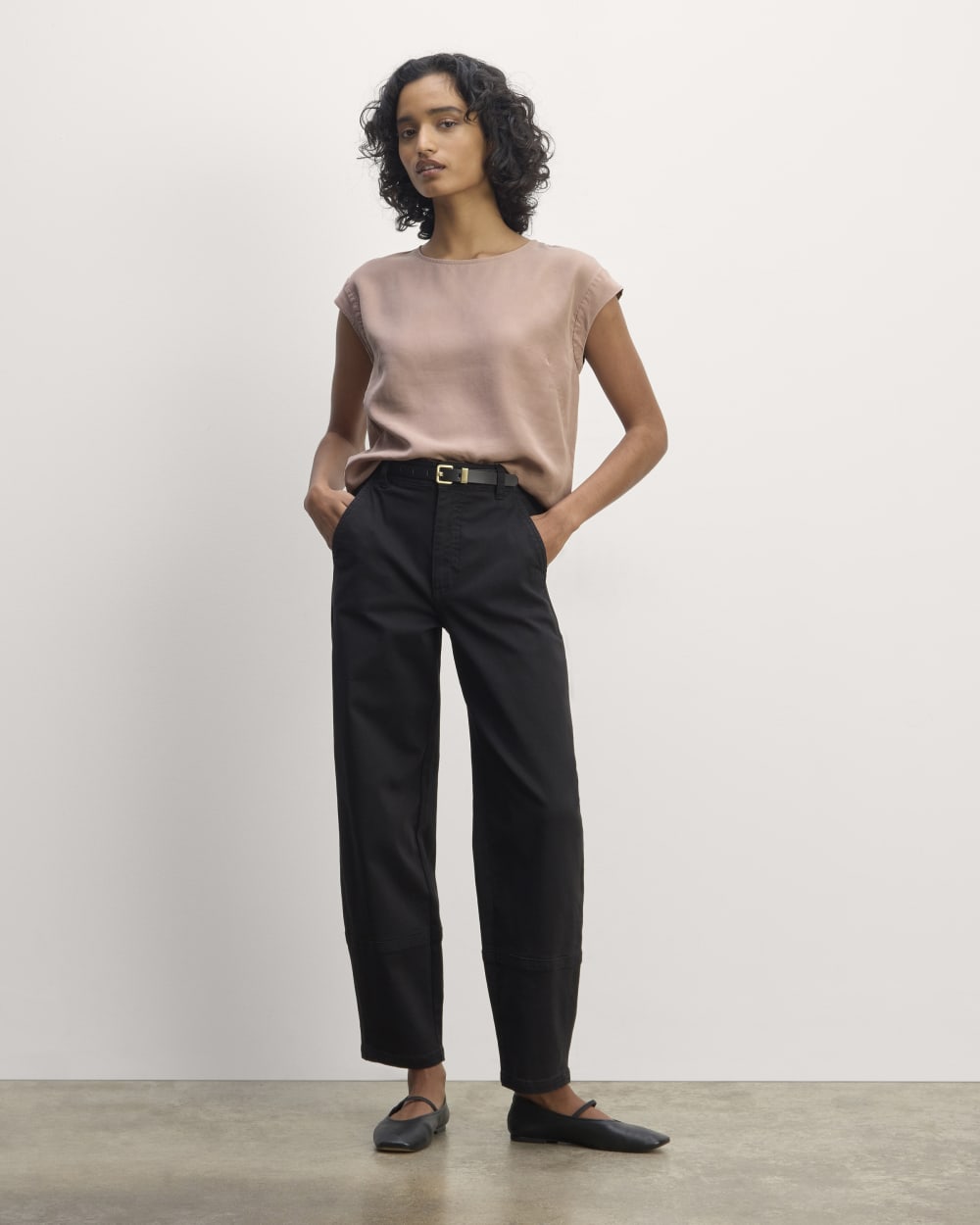 The Muscle Top in Butterlite | Dusty Rose